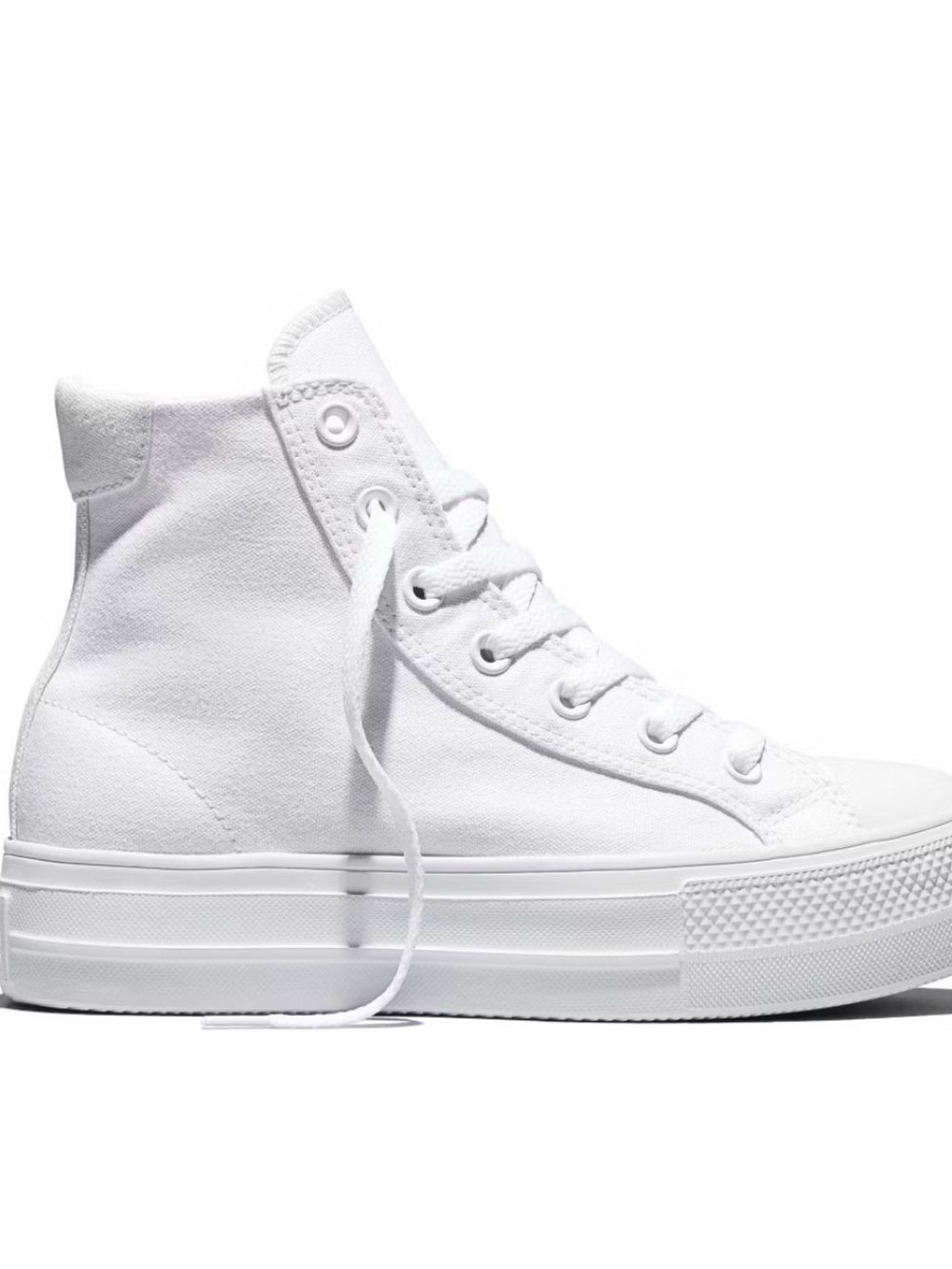Converse High Top Platform Shoes. Size 8.5.